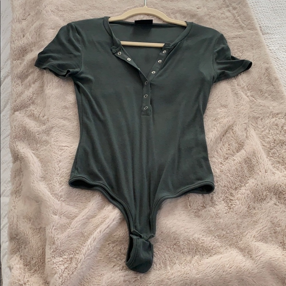 Green body suit